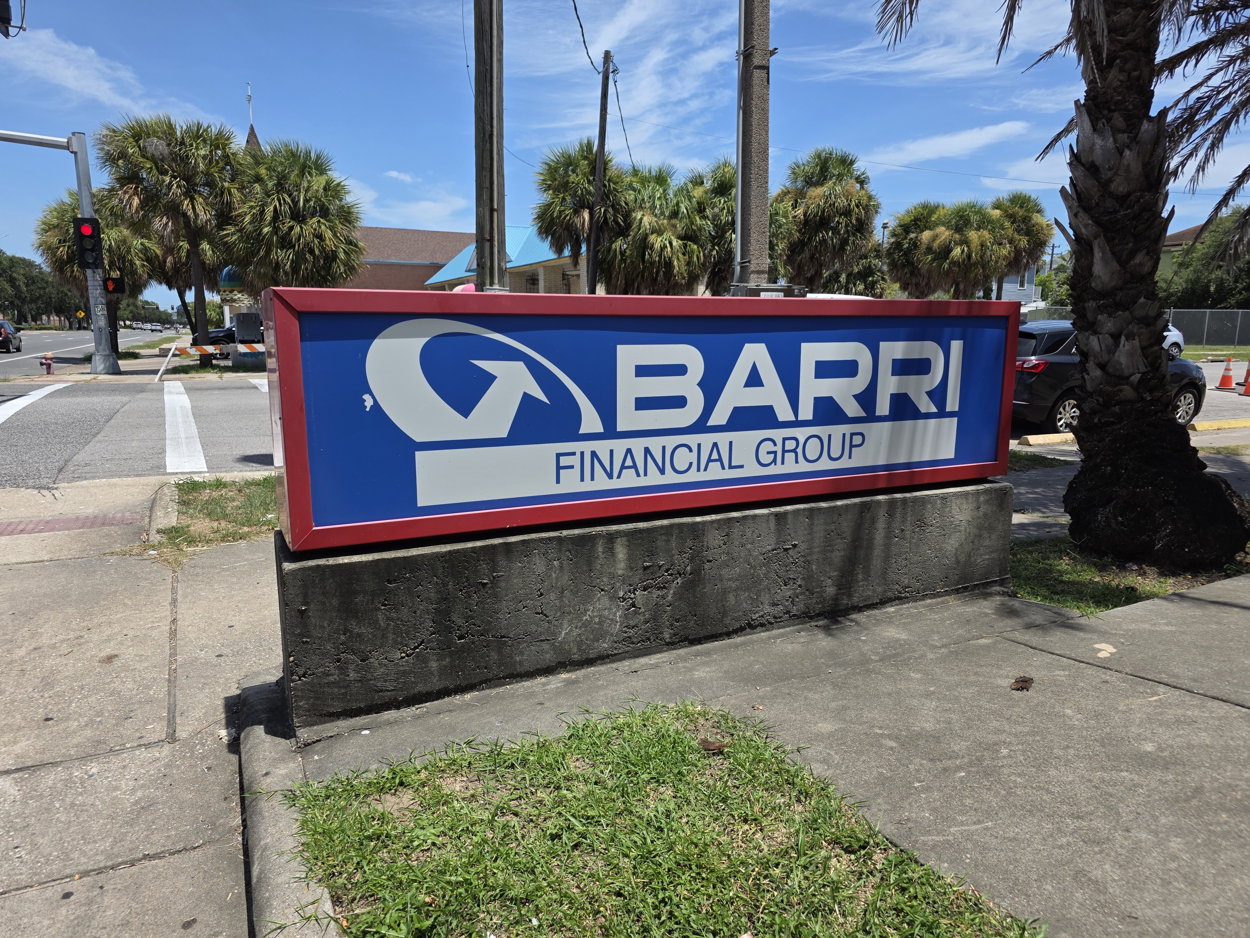 Barri Financial Group — Monument Sign