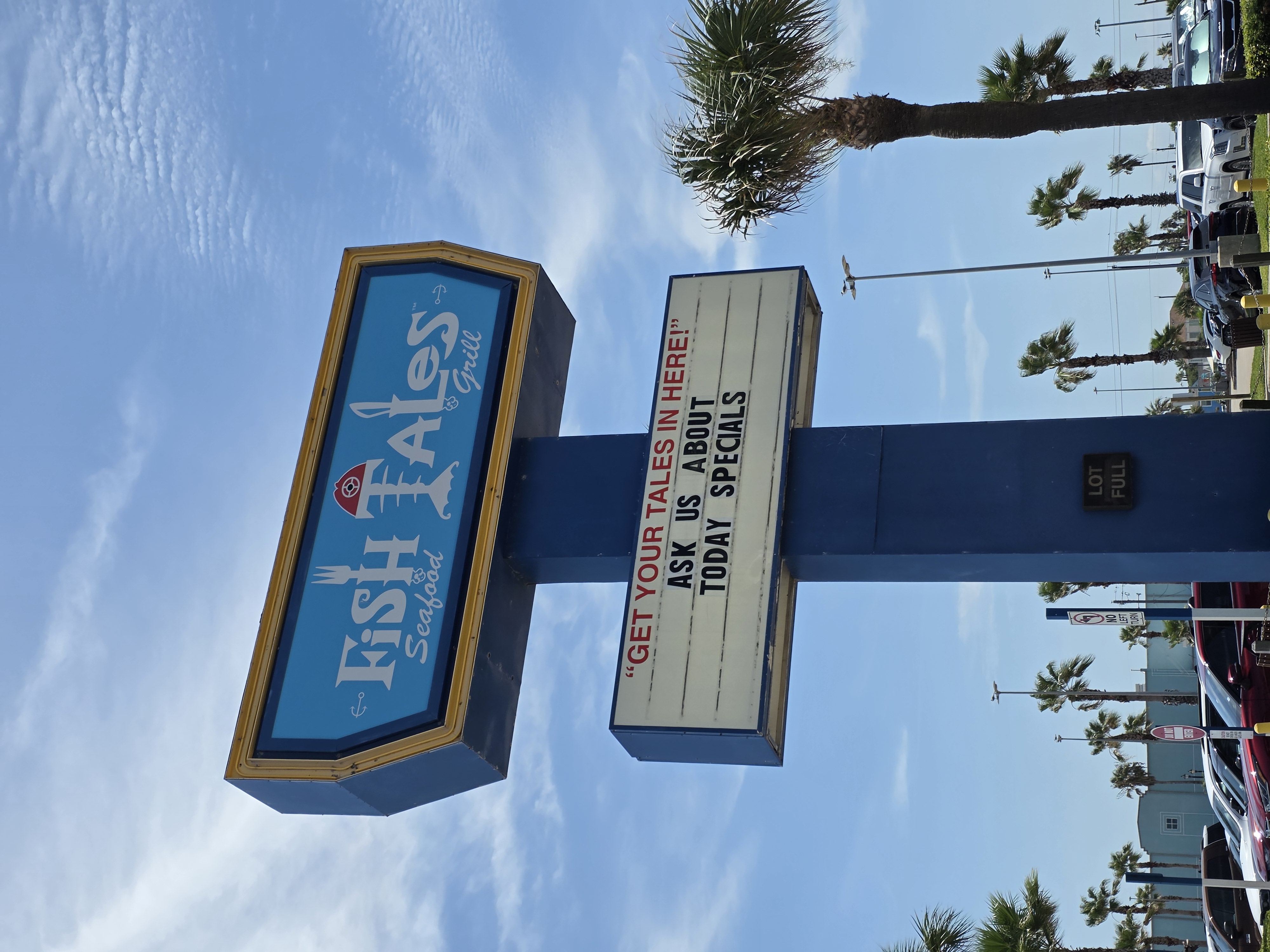 Fish Tales — Pylon Sign
