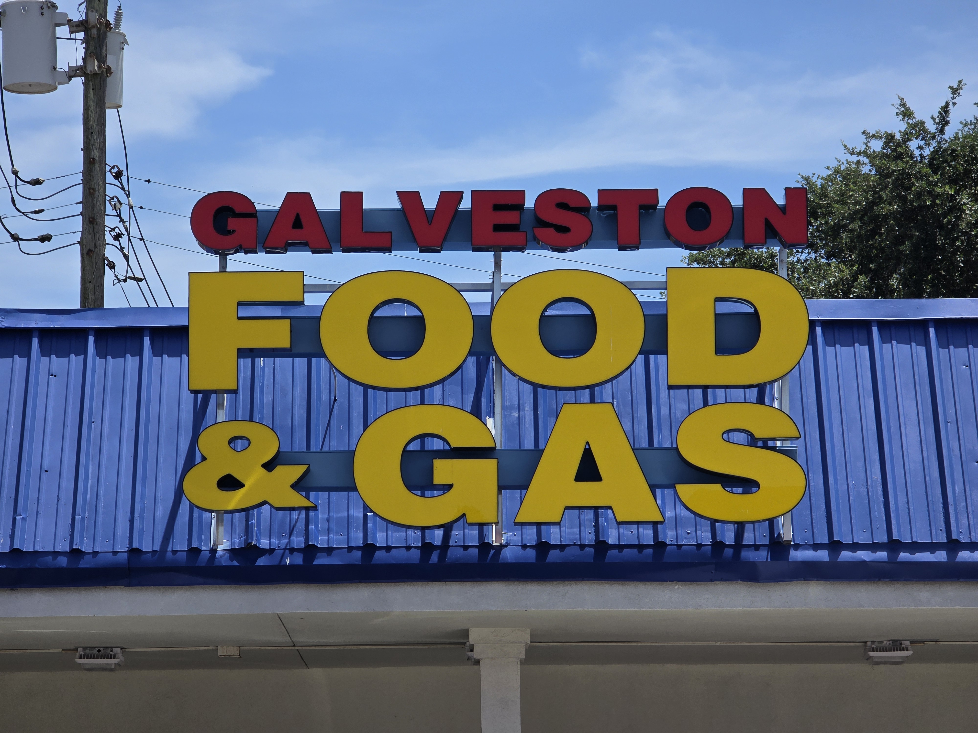 Galveston Food & Gas — Channel Letter Sign